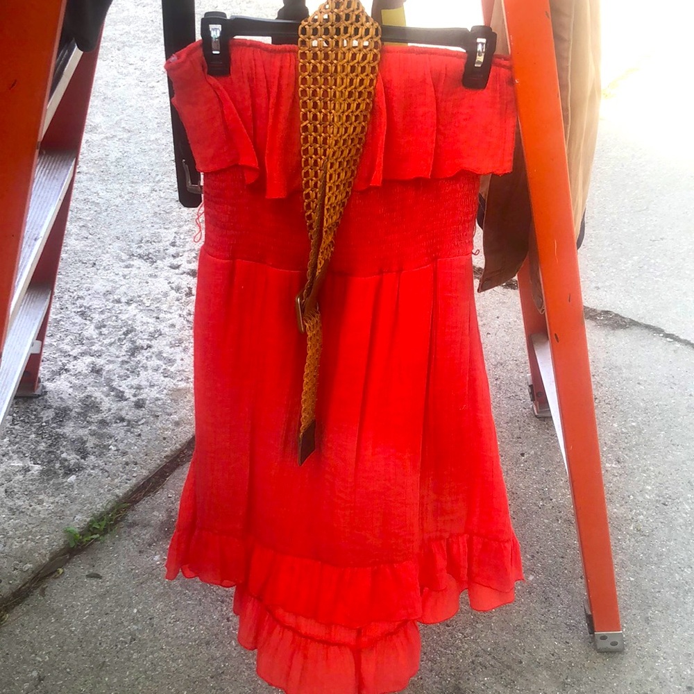 Strapless dress